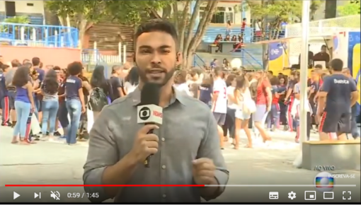 TV Globo – Bom Dia Brasil: Alunos tentam relaxar antes de segundo dia de provas do Enem
