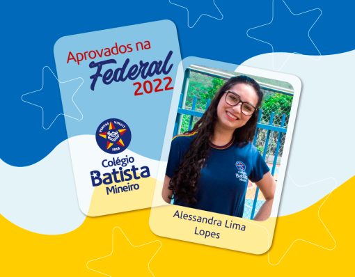 Colégio Batista Mineiro comemora aprovação em Medicina da ex-estudante Alessandra Lima na UFJF
