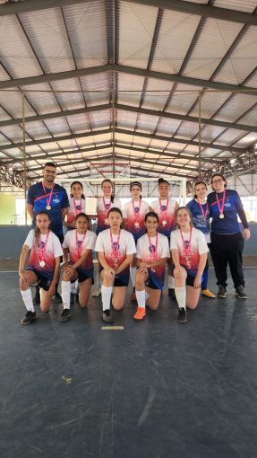 Futsal feminino módulo 1 - Vice-campeão