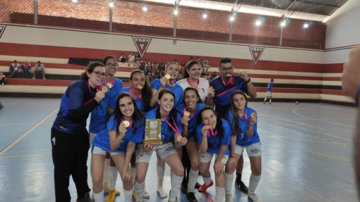 Futsal feminino módulo 2 - Campeão 
